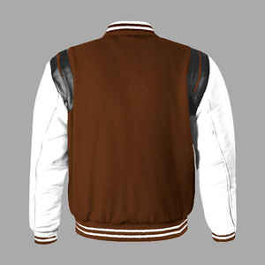 Chaqueta Varsity de Béisbol para Hombre, de Poliéster y Forro Polar, con Logotipo Personalizable, Estilo Vintage Juvenil, Resistente al Viento y Transpirable, Precio al por Mayor - Product Image 3