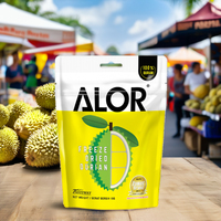 100% Durian Gevriesdroogd Fruit Zoet Bevroren Gedroogd Durian Fruit Fd Droogproces