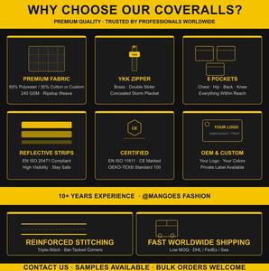 Overoles Desechables con Excelente Resistencia, Equipo de Seguridad, Overol de Protección Industrial, Precio Razonable - Product Image 5
