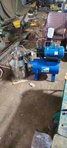 เครื่องรีดนมวัวไฟฟ้าแบบพกพา ถังคู่ ปั๊มสุญญากาศ สแตนเลส สำหรับฟาร์มโคนม อุปกรณ์ปศุสัตว์ - Product Image 2