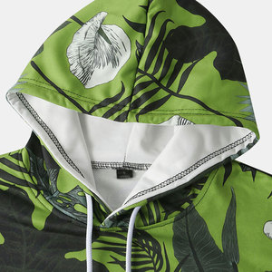 Sweat à capuche sublimé pour homme, design imprimé tendance urbaine, coupe décontractée, pour un look streetwear. - Product Image 2