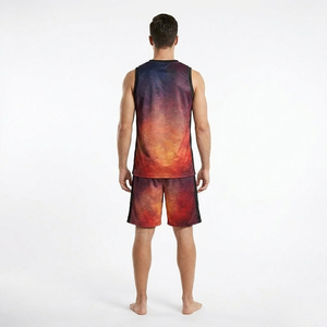 Conjunto de Camiseta y Pantalones Cortos de Baloncesto, Producción Personalizada de Fábrica - Product Image 2