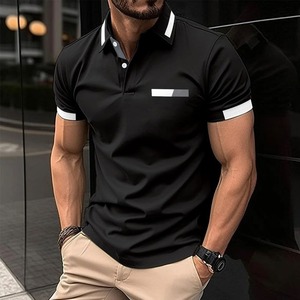 2026 Wholesale Knitted Cotton for Shirt Men <b>Classic</b> Collar Short Sleeve Quick Dry Comfortable Everyday Fashion Clothing - Product Image 2