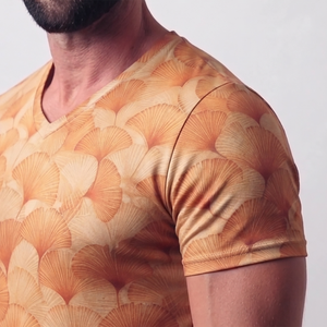 Camiseta de verano de rendimiento avanzado para hombre, tela de primera calidad, tacto suave, transpirable, estilo urbano. - Product Image 5