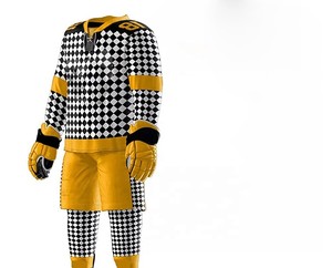 Uniforme de Hockey sobre Hielo para Hombre de Alta Calidad, Uniforme de Hockey sobre Hielo Cómodo y Económico con Logotipo/Diseños Personalizados - Product Image 4