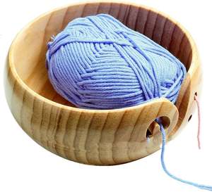 Good Quality Handmade Polished Yarn Bowl Hand Weaving Hand Knitting Wooden Yarn Bowl <b>Needlework</b> Top Selling Product - Product Image 6