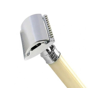 Rasoir de sécurité professionnel à double tranchant pour le rasage du visage, avec crème, manche en bois, lame en acier inoxydable, pour hommes, OEM ODM - Product Image 3