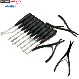 Micro Dissector Set 20 Pieces Black Coated Neurosurgery Instruments Precision Surgical Dissection Kit for Brain and Spine - Product Image 6