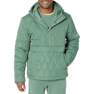 Warm Lightweight Hooded Quilted Puffer <b>Jacket</b> For Women <b>With</b> Full Front <b>Zipper</b> And Deep Side <b>Pockets</b> - Product Image 2