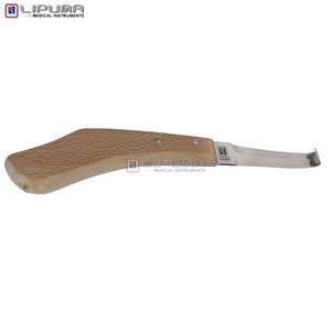 Cuchillo de Herrador CHANNAR HANDLE DOUBLE EDGE J-2 de 22 cm, Instrumento Veterinario para el Recorte de Pezuñas de Caballos y Uso Profesional - Product Image 4
