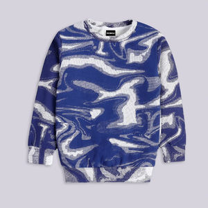 Sudadera de Felpa Personalizada de Alta Calidad para Hombre, Cuello Redondo, Poliéster/Algodón, Estampado Digital, Color Liso, con Cierre de Cremallera - Product Image 3