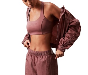 Ensemble de survêtement pour femme en nylon, pantalon oversize, veste à capuche, poignets élastiques, coupe-vent, veste courte personnalisée printemps 2026 - Product Image 3