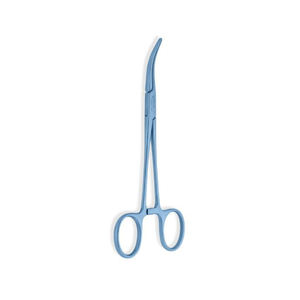 Pinzas Hemostáticas Curvas Mediva Essence GYEE-DS01 de Acero Inoxidable Azul con Recubrimiento de Plasma, Tipo Kelly, para Arterias, Manuales, con Certificación CE, para Uso Quirúrgico - Product Image 4