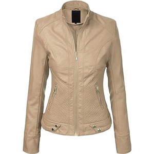 Hot Autumn and Winter Women's Fashion Leather Jacket Wholesale New Arrival Light Weight Ladies Jackets Breathable genuine - Product Image 2