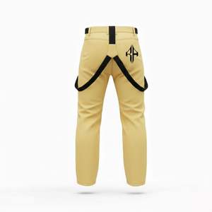 Pantalones de Esquí para Hombre, Color Liso, Impermeables 10,000mm, Aislamiento de Forro Polar 240g, Cierre de Gancho y Bucle, Personalizados OEM/ODM, Material 100% Poliéster - Product Image 6