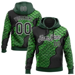 Wholesale OMMIZ INDUSTRY Custom Stitched Tie Dye <b>Thunder</b> Blue-White 3D Sports Pullover Sweatshirt Hoodie - Product Image 4