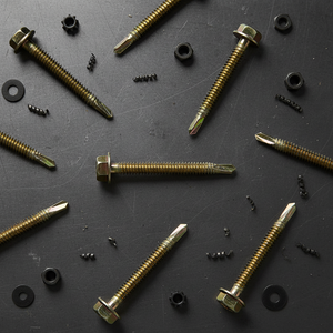 Hex Head Self Drilling <b>Screws</b> Metric Zinc Plated Carbon Steel Class 8.8 Coarse Thread - Product Image 1