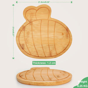 เขียงไม้รูปหมีแบบใหม่รักษ์โลก ปรับแต่งได้ ทำจากไม้เนื้อแข็งอะคาเซีย - Product Image 4