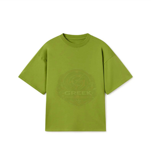 Camisetas Extra Grandes Premium para Hombre, de Algodón Relajado, Casuales, Transpirables, de Secado Rápido, Manga Corta, Moda Urbana Moderna, Bordadas Digitalmente - Product Image 3
