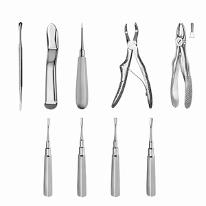 Kit de chirurgie buccale de base 8 pièces, instruments chirurgicaux dentaires vétérinaires, instruments chirurgicaux de qualité allemande - Product Image 1