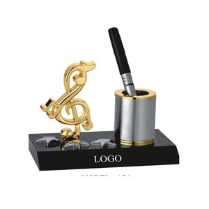 Musical Metal Corporate Desktop Gift Elegant Singing Office Ornament Vibrant Workspace Accessory For Professional Ambiance - Product Image 1