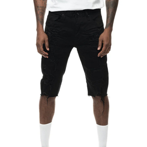 High Quality Breathable Light Wash <b>Men</b> Denim Shorts Casual Summer Running Training Wear New Arrival 2026 - Product Image 1