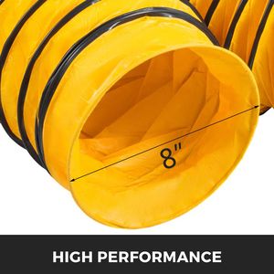 Tubo Flessibile in PVC da 25 Piedi per Ventilatore da 12 Pollici, Parti per Ventilazione con Borsa - Product Image 5