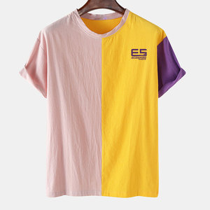 Camiseta de última moda con nuevo diseño, estilo urbano, logotipo impreso personalizado, 100% algodón, corte holgado, para hombre - Product Image 1