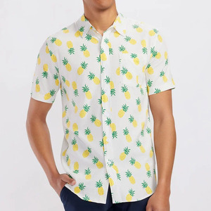 Camiseta Hawaiana para Hombre, Elegante y Moderna, Transpirable, Cómoda, de Primera Calidad, con Logotipo/Colores Personalizados - Product Image 3