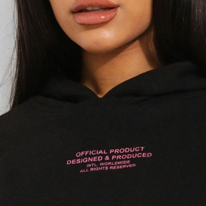 Conjunto de chándal para correr de 2 piezas para mujer sólido de invierno personalizado de alta calidad con material de LICRA/algodón - Product Image 6