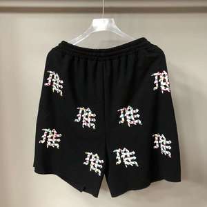 Men Sporty Solid Drawstring Breathable Spandex <b>String</b> Shorts Gray <b>Black</b> Mid Waist - Product Image 2