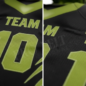 Team American Football Jersey Uniforms Custom Sublimated Moisture Wicking Fitted Short Sleeve Men's Sportswear All Seasons - Product Image 3