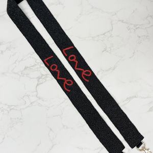 CRYSTAL CRAFT Customizable <b>Cute</b> Glass Beaded Handmade Embroidered Trendy Belt Strap for Handbag <b>Purse</b> - Product Image 6