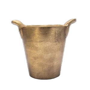 Cubo de Cerveza de Metal de Latón de Alta Calidad, Cubo de Hielo Dorado en Oferta, Precio de Mayoreo, MOQ Bajo - Product Image 1