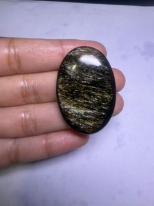 Lot de cabochons en obsidienne dorée naturelle de qualité supérieure pour la fabrication de bijoux de guérison par les cristaux et la collection de bijoux en pierres précieuses - Product Image 4
