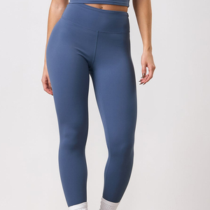 Leggings de Yoga para Mujer, Transpirables, Sin Costuras, de Alta Elasticidad, Cintura Elástica, Diseño Sólido, Nailon y Spandex, Pantalones Deportivos para Fitness - Product Image 1