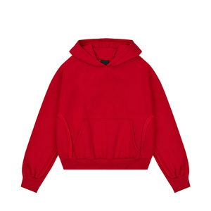 Nuevas Sudaderas de Moda Oversize Estilo Urbano de Algodón y Poliéster de Alto Gramaje, Corte Cuadrado y Recortado para Diseño Personalizado - Product Image 4