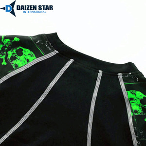 Men's Compression Rash Guard Shirt | Full Sleeve UPF50+ Breathable Quick Dry Eco-Friendly for BJJ Grappling Fight Training - Product Image 4