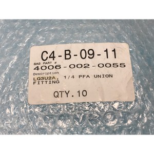 LOT DE 10 Raccords Union SMC LQ3U2A, 1/4 PFA - Équipements et Pièces Semiconducteurs de Renommée Mondiale à Confiance Mondiale - Product Image 5
