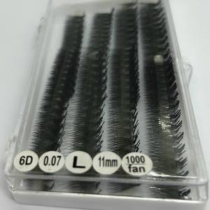 Extensiones de Pestañas de Marca Privada, Bandejas de Pestañas Ultra Rápidas, Fans de Volumen Preformados 3D-20D, Pelo Sintético Negro Mate Cachemira - Product Image 6