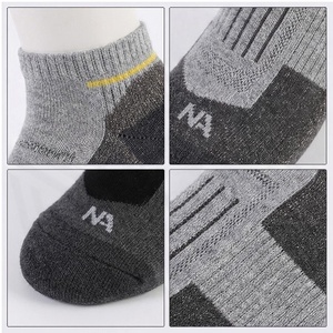 Crew <b>Socks</b> Solid Color Breathable Running <b>Socks</b> for Adults Summer Season Spandex <b>Polyester</b> Knitted <b>Socks</b> - Product Image 4
