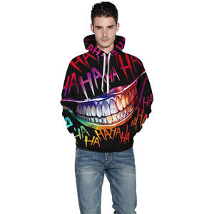 Sweat-shirt à capuche zippé pour homme, imprimé 3D par sublimation, coupe régulière, en coton, décontracté, pour l'automne, vente en gros, graphique personnalisé OEM - Product Image 5