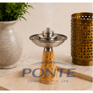 Quemador de Incienso de Lujo con Efecto Mármol, Moderno Soporte Árabe para Incienso Oud, para Meditación y Yoga, Aromaterapia, Mabkhara, Buen Precio - Product Image 2
