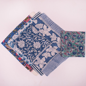 Bandana 100 % coton multicolore, style rétro doux, fait main, imprimé au bloc, bracelet, accessoires unisexes d'extérieur, mouchoirs - Product Image 4