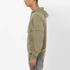 Nouveau design, best-sellers : sweats à capuche délavés à l'acide pour hommes, faible MOQ, vente en gros - Product Image 3