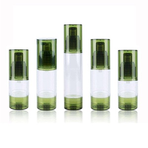 ขวดพลาสติกสำหรับครีมกันแดดขนาด 15 มล. 30 มล. พร้อมฝาปิด รุ่น Green Duckbill Brush และ Hot Stamping Unalilia GP24 - Product Image 1