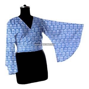 Top Cruzado de Algodón Elegante Personalizado para Mujer, Verano 2026, Ropa de Playa, Fabricantes de Ropa de Primavera/Verano - Product Image 1