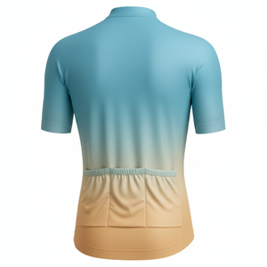 Maillot de Ciclismo Unisex Aero Fit Pro, Diseño Degradado Ombre, Spandex/Poliéster, Transpirable, Secado Rápido, Manga Corta, 160g - Product Image 3