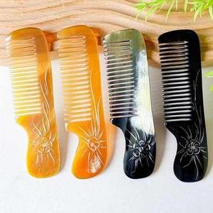 Peine para el Cabello Hecho a Mano con Cuerno de Búfalo, Accesorio para el Cabello Ecológico y Natural - Product Image 3
