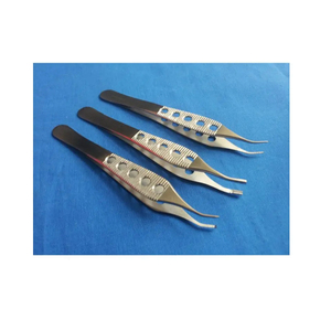 3 pinces chirurgicales Adson courbées de 4,75 pouces à manche fenêtré, instruments chirurgicaux pour la chirurgie plastique - Product Image 1